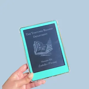 Teal Kindle Decal, pink EReader decal skin, bright teal, Tiffany kindle skin