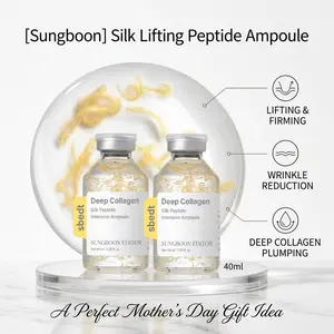 [Sungboon] Silk Lifting Peptide Ampoule | Wrinkle Care | Face-Lift at Home serum with Peptides & Deep Collagen | Plumping, Smooth, Anti aging Korean Skincare mothers day gift ideas (40ml)