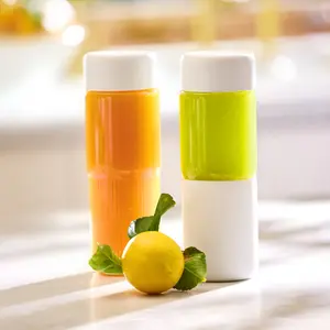 On-the-Go Glass Bottle with Silicone Sleeve