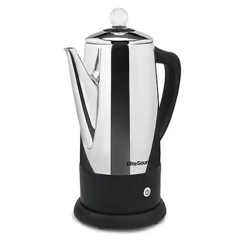 Elite Gourmet Stainless Steel 12 Cup Percolator EC812