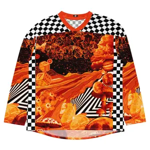 Illenium Inspired Rave Jersey, Psychedelic Bass Music Outfit, Trippy Festival Fashion, Oversized Hockey Jersey for Ravers