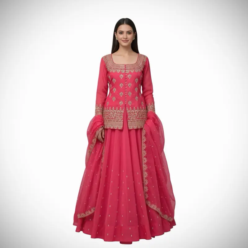 skirt set with kurta tops perfect for any occasion beautiful ethnic wear