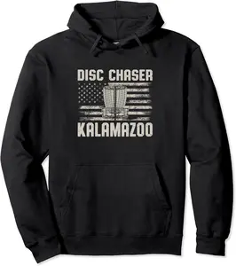 Disc Chaser Kalamazoo Funny Disc Golf Humor Golfer Michigan Pullover Hoodie - Jessicajon Shop 26B0BDTDJC68