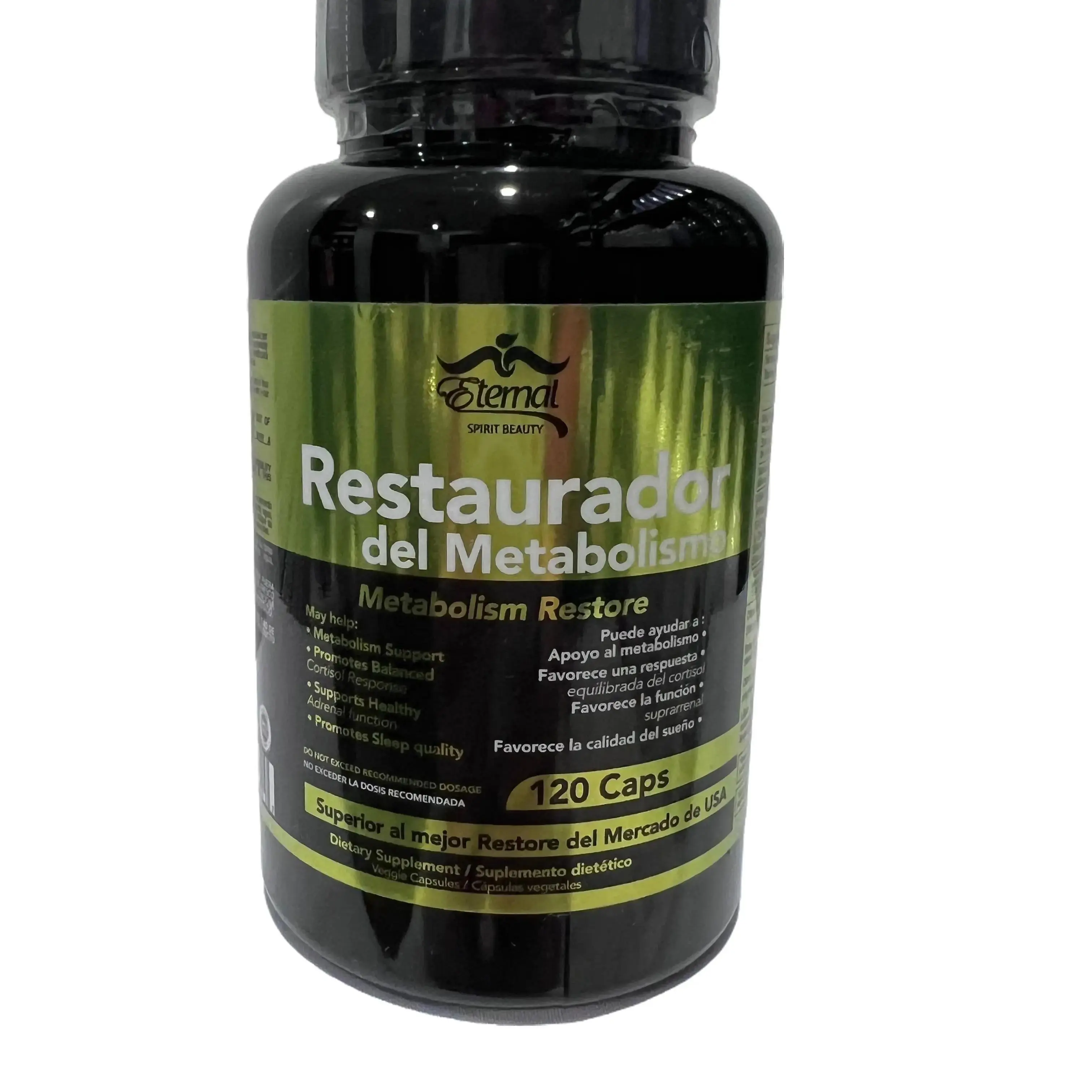 Eternal Spirit Beauty Metabolism Renewal & Repair may help gut and Fatty Liver  | Supplement  Health and Renew | 120 Capsules  for Men & Women Healthcare Fitness