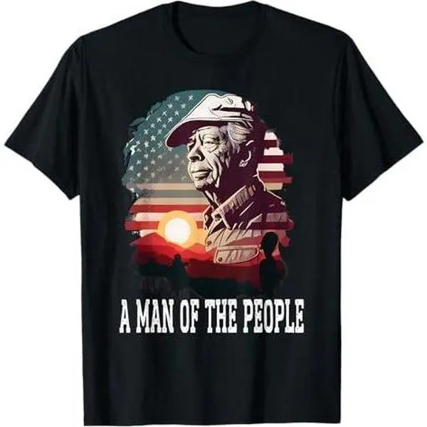 Vintage Jimmy Carter A Man Of The Peoples President's Day T-Shirt