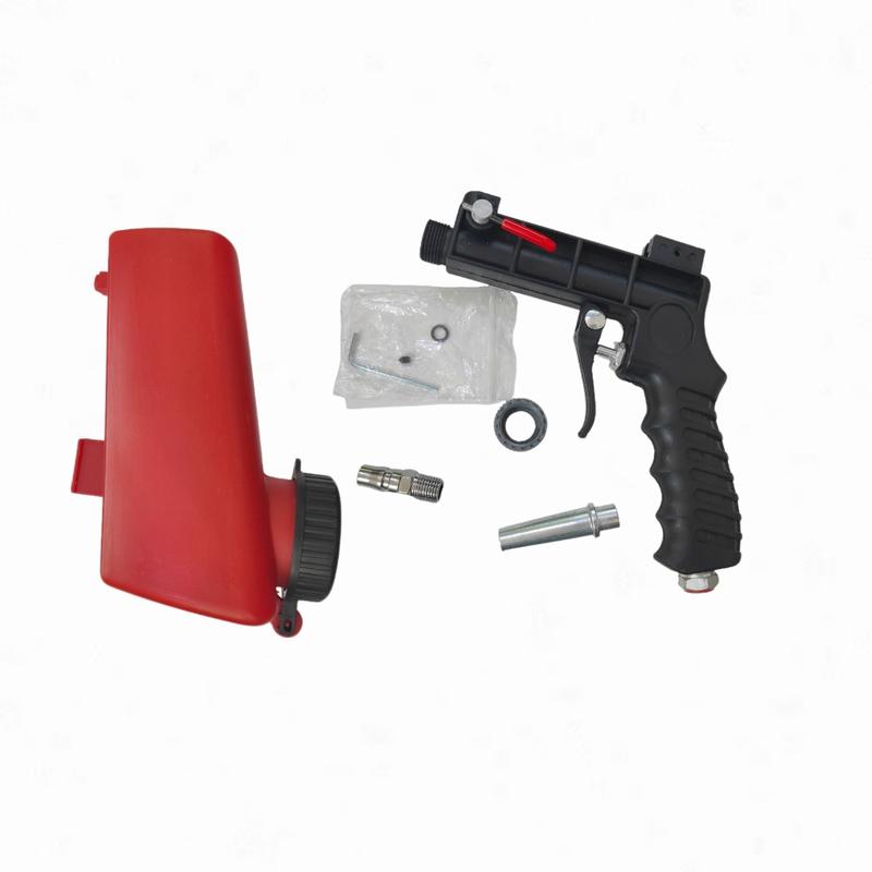 Pneumatic sandblasting gun, portable handheld, pneumatic sandblasting gun, derusting, degreasing, and removing impurities Heavy Duty Power Tools Pressure Metal Industrial Handle