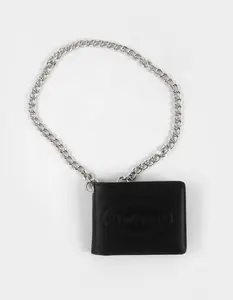 VOLCOM  Mens Chain Bifold Wallet, Black