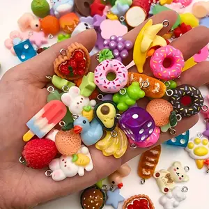 20-Piece Fantasy Resin Animal Jewelry Making Set, DIY Jewelry Accessories, Colorful Handmade Craft Supplies for Necklace, Bracelet and Pendant Creation, DIY Beading Accessories, Beads Set