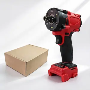 High-torque brushless impact wrench 1/2" drive cordless electric screwdriver with 4-speed adjustment, suitable for 18V batteries (battery not included).Suitable for automotive repair, construction, DIY, furniture repair, and industrial use power tools