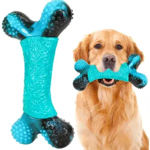 Dog Toys for Aggressive Chewers Indestructible Dog Toys Durable Dog Chew Toys for Large/Medium Breed, Real Bacon Flavored Dog Toys