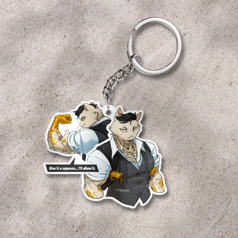 Fortnite Meowscles keychain, Meowsclesfortnite, Meowscles Fortnite keychain ver2