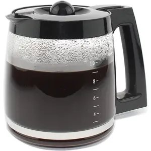 12-Cup Replacement Glass Carafe Pot Compatible with Hamilton Coffee Maker Models 46310, 49976, 49966, 49350, 49957, 49954, 49933, 49980A, 49980Z, 49983, 49618, 46300, 49950