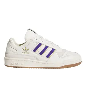 adidas Womens Forum Low Cl Lace Up Sneakers Shoes Casual - White