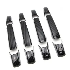 Suitable for 07-13 Chevrolet Silverado/tahoeGMC Sierra/yukon carbon fiber patterned door handle cover