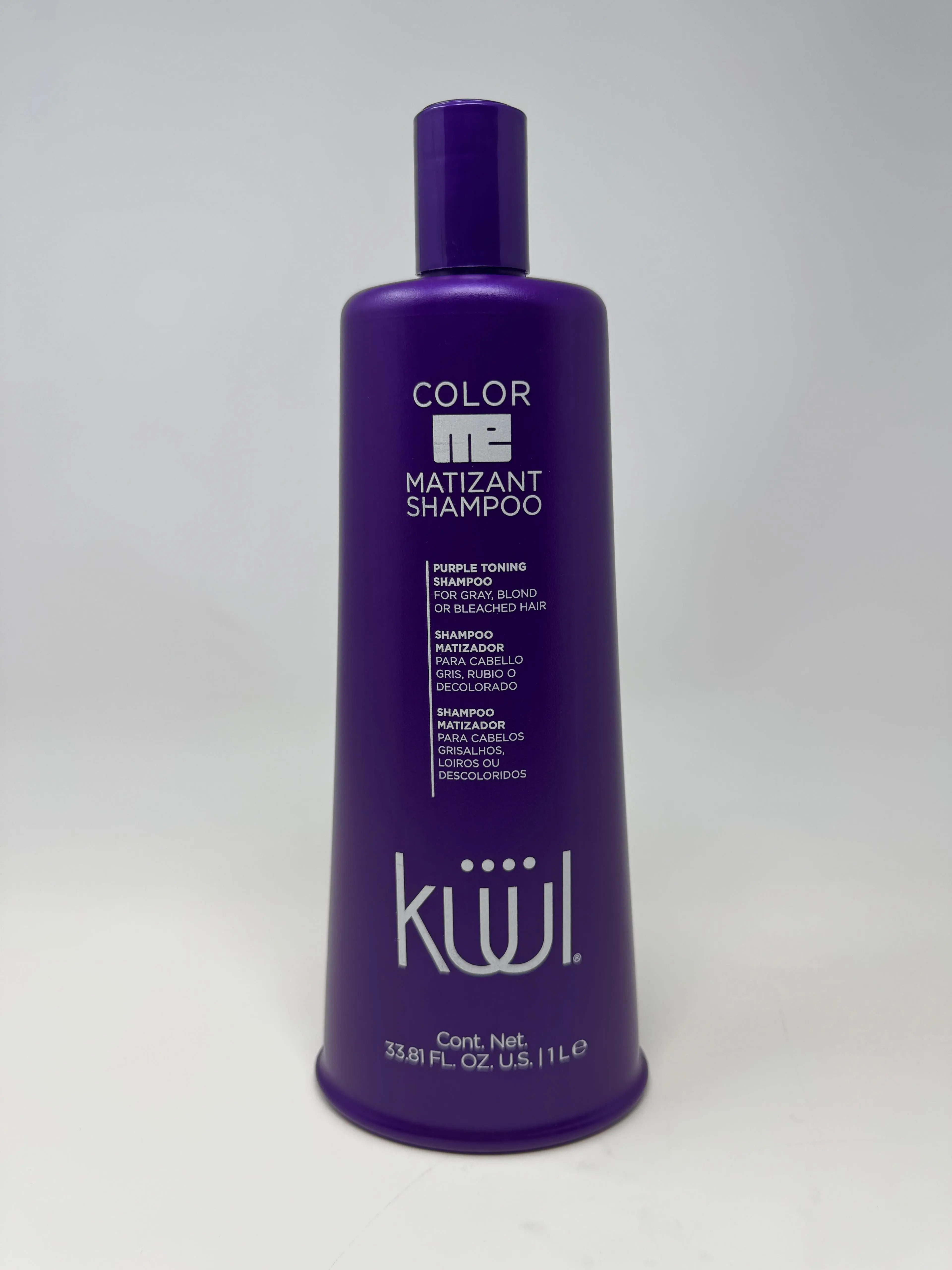 Kuul Color Me Matizant Blonde Neutralizing Shampoo 1000ml - Purple Formula for Blonde or Bleached Hair