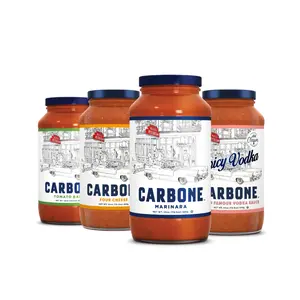 Carbone 4ct Flavor Variety Pack - Marinara, Spicy Vodka, Four Cheese, Tomato Basil