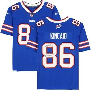 Dalton Kincaid Buffalo Bills Autographed Blue Nike Limited Jersey with "Bills Mafia" Inscription - Fanatics Authentic Certified