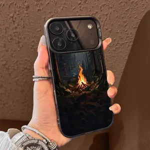 Forest style i Shockproof phone case, suitable for iPhone 17 Pro Max 17Air 11 12 13 14 15 16 Pro Max Plus protective case, affordable price, anti drop retro high-end Sitka