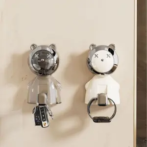Cartoon Creative Suction Cup Hook, Multi-Functional Hook for Bedroom and Kitchen, Ideal Storage Solution for Dorm Rooms