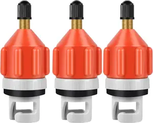 3 count Paddle Board Pump Adapter,  Inflatable Boat SUP Pump Adaptor, Conventional Air Adapter Quickly Inflation, SUP Air Adapters for Stand-Up Paddleboard and Kayak
