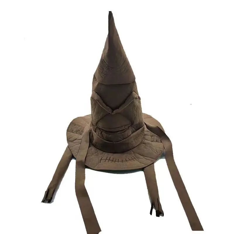 Harry Potter House Sorting Hat Magic School Wizard Cap, Party Event Props, Party Supplies, Halloween Birthday Gift Hat and Backpack Set, Perfect for Fans and Kids