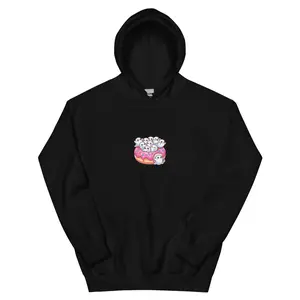 Donut Ghost Party Adult Hoodie V3