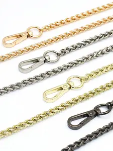 Women's Handbag Chain Strap, Twist Chain, Purse Chain Straps Replacement, Shoulder Strap Replacement, Cross Body Chain Strap, One-Size, All Seasons