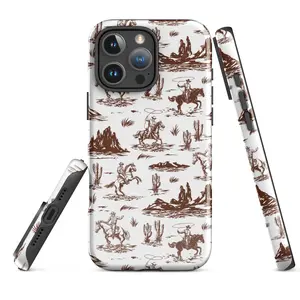 WILD WEST Cowboy Phone Case: Retro Western Design, For iphone 17 pro case iphone 16 pro max case 15 14 13 12 11 & Samsung S25 S24 S23 Ultra Fe, cute pretty phone cases, TPU Shockproof phone case make it durable sturdy protective fits supports phone