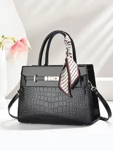 New Elegant Women's Handbag, Handheld Bag, Soft Durable Handbag, Classic Fashionable Durable Design, Perfect for Travel Shopping, All Seasons Casual Use, Handheld Shoulder Bag, Handbags Purse
