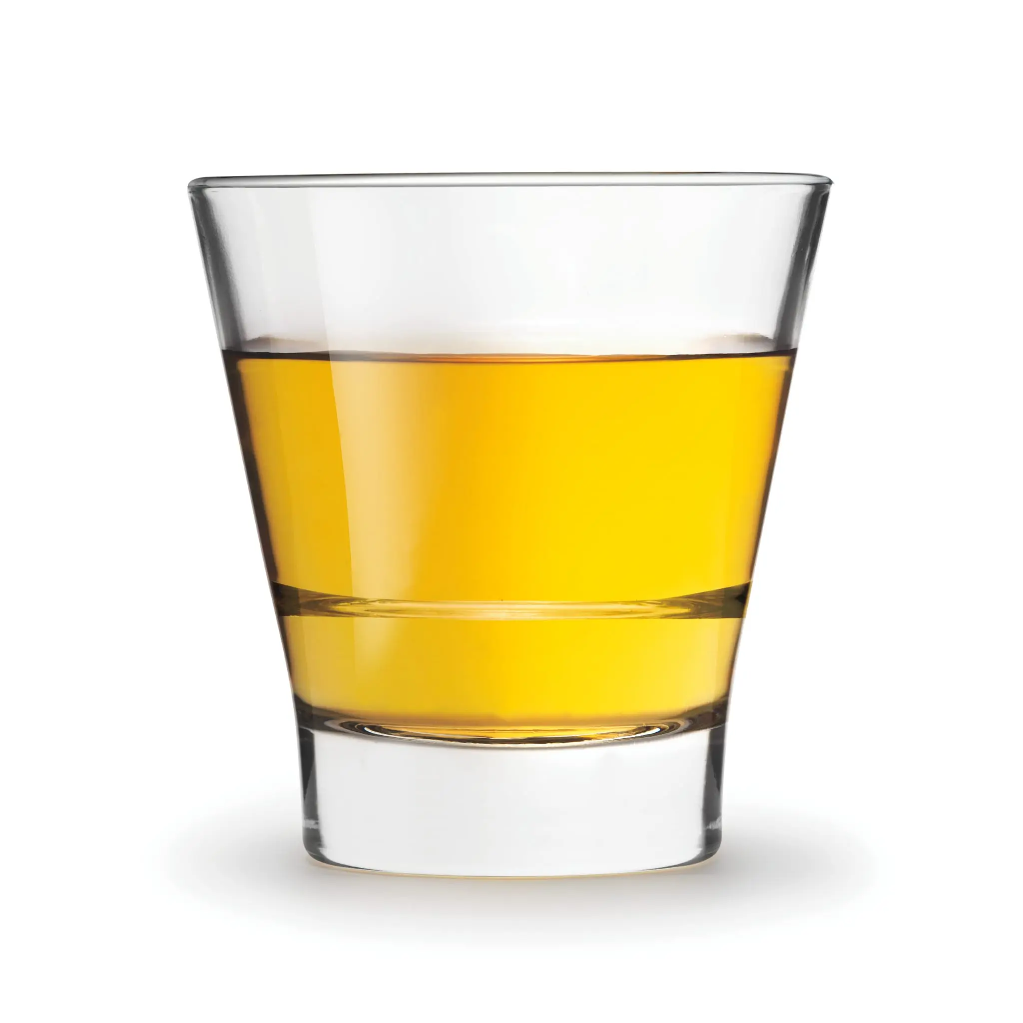 Libbey 15712 Endeavor Stacking Double Old Fashioned Glasses, 12 oz, Clear Drinking Glasses Set of 12, Modern Rocks Glass Set for Mixed Drinks and Spirits