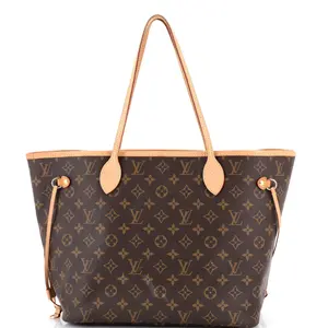 Pre-owned Louis Vuitton Canvas Coated Tote Bags REBAG Neverfull NM Tote Monogram Canvas MM by Rebag