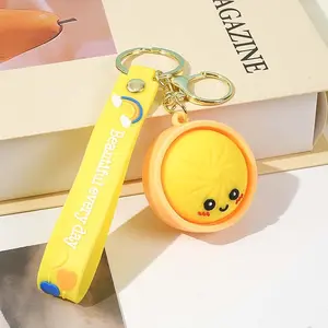 Cute Expression Replica Xiaolongbao Keychain, Perfect Backpack Accessory, Genuine Friendship Gift for Classmates, Adorable Design, Keychain for Bags