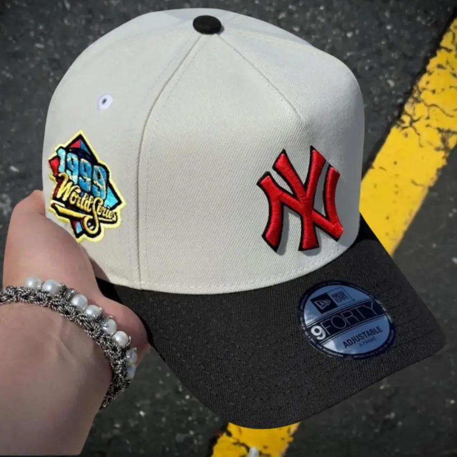 New Era MLB 9FORTY Snapback Cap NY Yankees LA Dodgers Anniversary Patch, Unisex Classic Sport Streetwear Adjustable Collectible Sports HeadwearCAP FOR WOMEN AND MEN