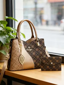 Elegant Letter Print Crossbody Shoulder Bag, Casual Handbag for Women, Perfect Gift for Christmas, Birthdays, Thanksgiving, Crossbody Bag Set