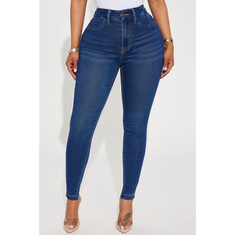 Can't Deny You Sculpting Skinny Jeans - Dark Wash