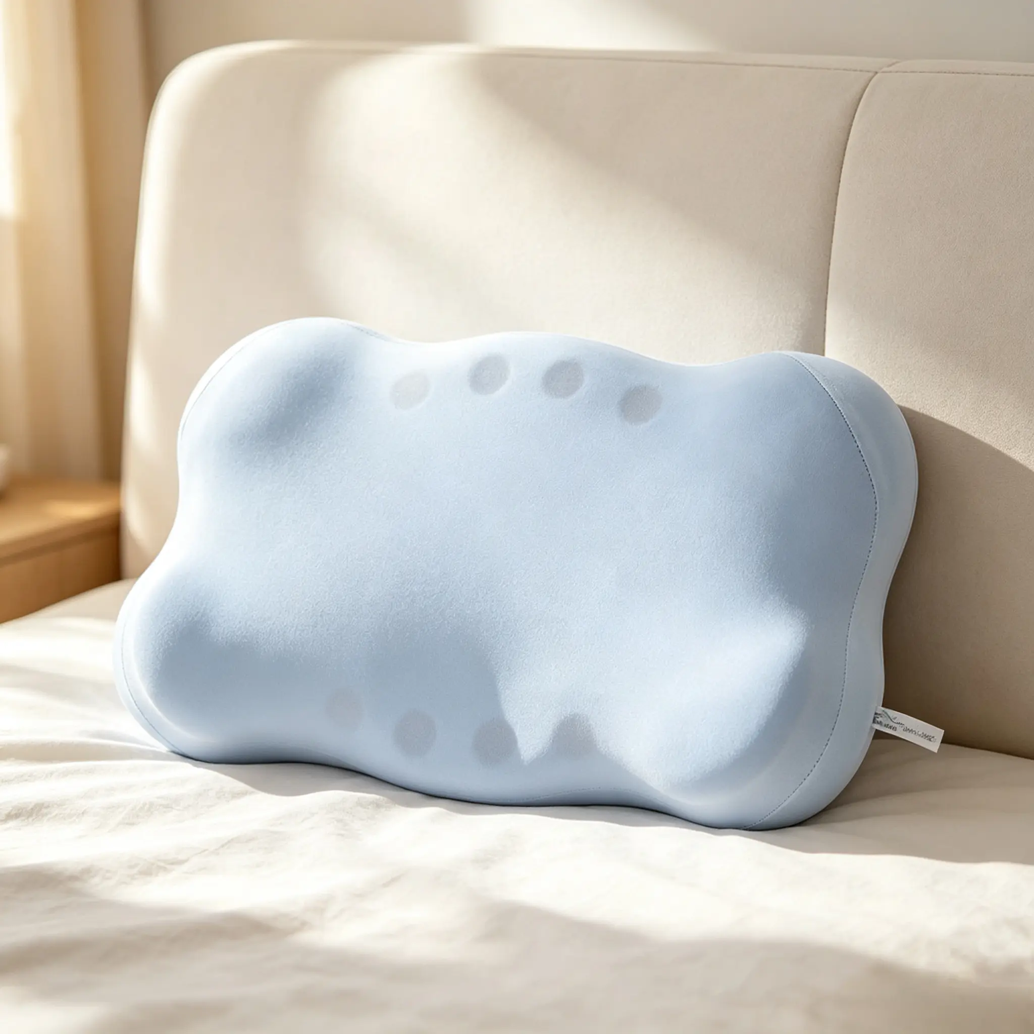 Chemical Fiber Cloud-Like Memory Foam Neck Pillow Insert, High-Resilience, Non-Deforming, Pressure-Relieving Bedding Support for Side Sleepers, Bedroom & Dorm Use to Achieve Premium Deep Sleep