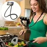 Adjustable height phone holder, neck mount, lazy phone holder accessory, 360-degree adjustable phone holder, Adjustable cellphone holder, Cell Phone Holders