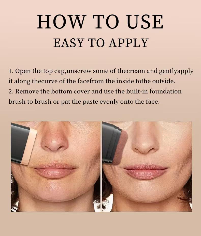O’CHEAL Concealer Stick, waterproof and sweatproof, dual-ended design with built-in brush, brightens and hydrates, long-lasting and colorfast, available in 6 shades,sunscreen O’CHEAL Concealer Stick, waterproof and sweatproof, dual-ended design with built-in brush, brightens and hydrates, long-lasting and colorfast, available in 6 shades,sunscreen