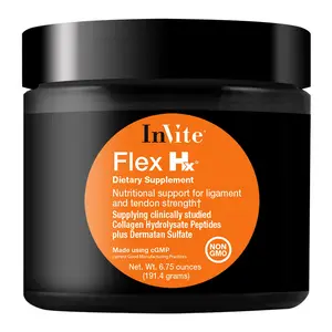 Flex Hx Supplement with Specific Peptides for healthy ligaments and tendons. Support healthy joint movement and flexibility. Ease inflammation in joint tissue. NonGMO