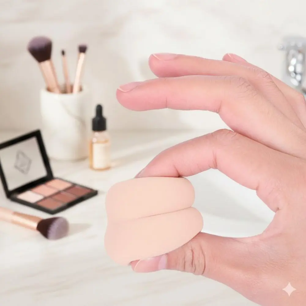 Multifunctional Makeup Beauty Blender Sponge: Universal for Liquid, Cream, Powder Foundation. Multi-Shape Design Contours to Face, Blends Quickly for Flawless, Cake-Free Finish. Perfect for Beginners to Pro Artists - Essential Base Tool.