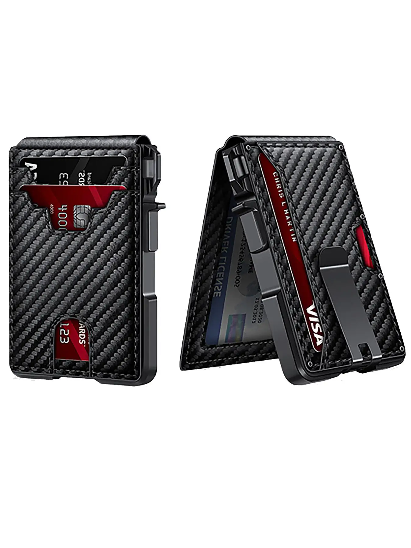 Casual Plain Pu Leather Mini Tactical Wallets for Men, Multi Card Slot Summer Card Holder, Mini Travel Purse Items, Bifold Wallet Rfid Blocking, Valen