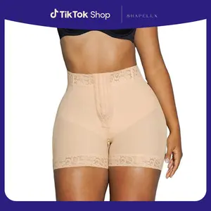 Shapellx AirSlim Smooth Tummy Control Butt-Lifting T-Back Hand Wash Shorts Shapewear Womenswear Sales