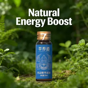 Fermented Black Garlic Drink Concentrated Extract for Maximum Absorption Natural Energy Boost 30ml 15 Bottles Box Herbal Supplement Capsules Detox Supplements