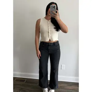 Caroline Ribbed Button Front Tank- Multiple Colors