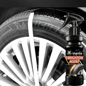 120ml Tire Shine Protectant Fluid, Restores New Tire Appearance, Repels Dirt and Mud, Delivers Durable Shine and Protection for Cars, SUVs, Trucks and Other Vehicles, Tire Coating