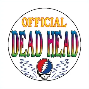 Grateful Dead - Official Deadhead Button