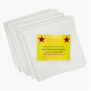 Microfiber Glass Cleaning Cloths, 6 Pack - 16" x 16" Lint-Free Window & Mirror Cleaning Towels, Streak-Free Reusable Cloths for Glass, Cars & Home - Just Use Water