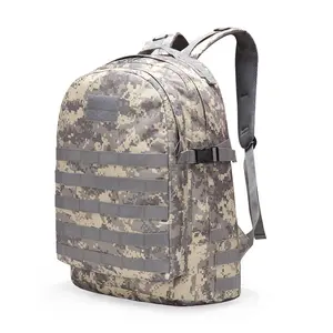 Outdoor PlayerUnknown's Battlegrounds Eating Chicken Backpack Level 3 Backpack Mountaineering Backpack Camouflage Waterproof Tactical 3D Backpack