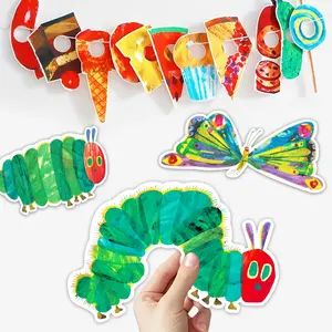 34Pcs The Very Hungry Caterpillar Felt Story Set, Interactive Classroom Dramatic Play Early Learning Educational Toy for Kids Age 3+
