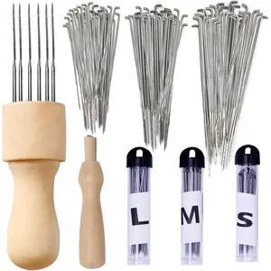 Complete Wool Felting Tools, Needle Felting Kit, Needle Felting Tools with 90Pcs Needle Felting Needles, 3Pcs Needle Bottles,2Pcs Needle Felting Pen,Needle Felting Tools for Beginner,Professional